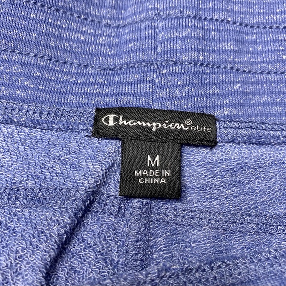 Champion Blue French Terry Joggers Sweatpants New - Picture 7 of 8